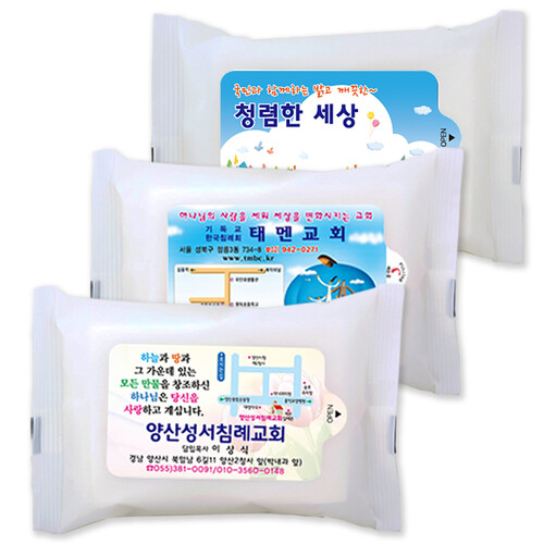 무광화이트 물티슈 (10매)