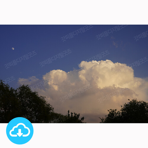 구름있는 하늘 포토이미지 1  by 니카 / 이메일발송(파일)