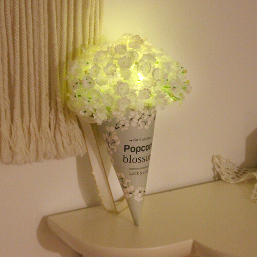 안개꽃 LED콘 무드등 - Baby breath LED lights