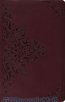 ESV: Premium Gift Bible (TruTone, Chestnut, Filigree Design, Red)