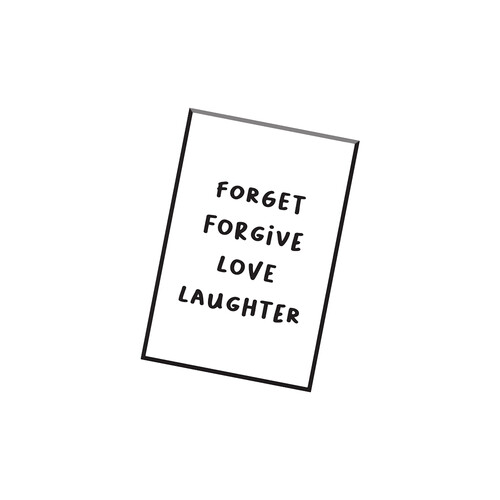 [ұ] Forget Forgive , 뷮 ƼĿ