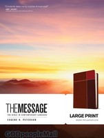 Message Large Print (Leather-Look, Brown)