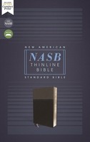 NASB: Thinline Bible, Leathersoft, Black, Red Letter, 1995 Text, Comfort Print (Imitation Leather)