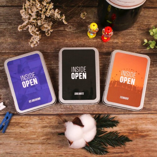 INSIDE OPEN 아이스브레이킹 질문카드 40 게임 퀘스천카드