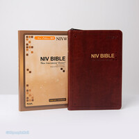 NIV Bible 대 단본(색인/이태리 신소재/지퍼/다크브라운)