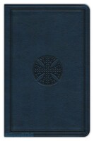 ESV: Premium Gift Bible, TruTone, Navy, Mosaic Cross Design (Imitation Leather)