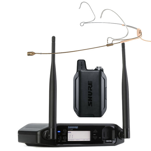SHURE GLXD14  / DPA 4488-DC-D-F00-LH   DAD6010 설교용 단일지향성 무선헤드셋마이크