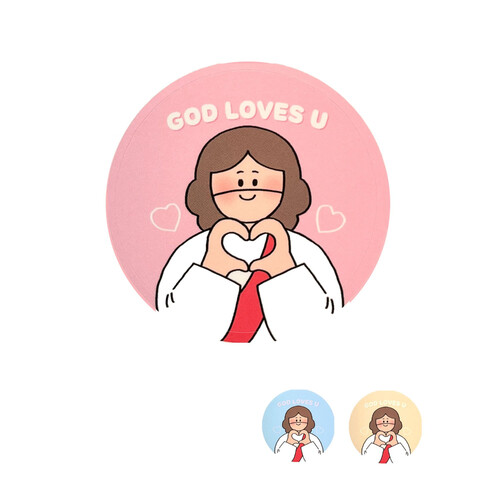 [김땡스] 동글스티커 Loves U (30매)
