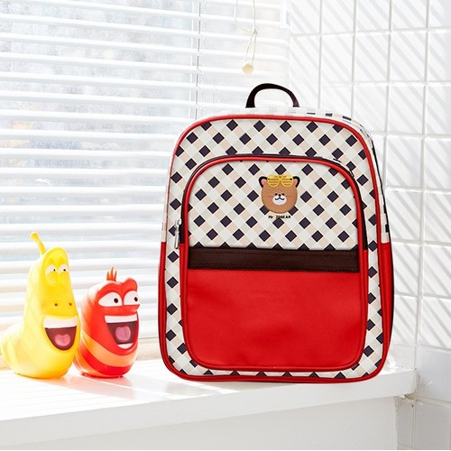 주일학교/어린이집 가방 유아 유치부 가방-JD베어A_3387(빨강색)