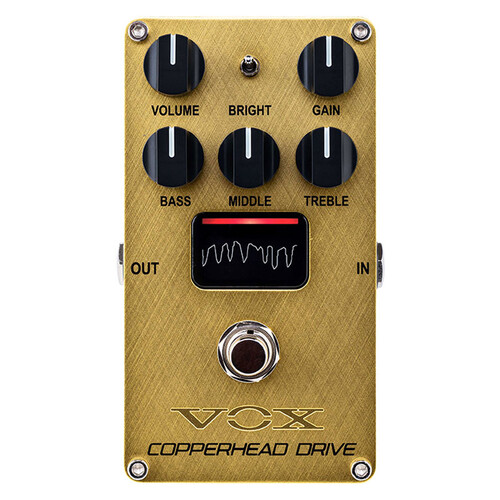 VOX VE-CD Valvenergy COPPERHEAD DRIVE Nutube 진공관 기타 이펙터