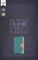 NASB: Thinline Bible, Leathersoft, Teal, Red Letter, 1995 Text, Comfort Print (Imitation Leather)