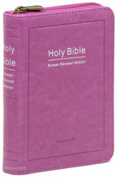 Holy Bible 개역한글판 성경전서 미니 단본 (색인/지퍼/진달래/42HB)
