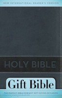 NIrV: Gift Bible, Rev Ed. (Leather-look, Slate Blue)