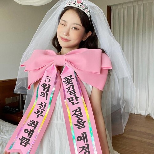풍성한 리본 에바폼 인간 화환 시즌2 3color