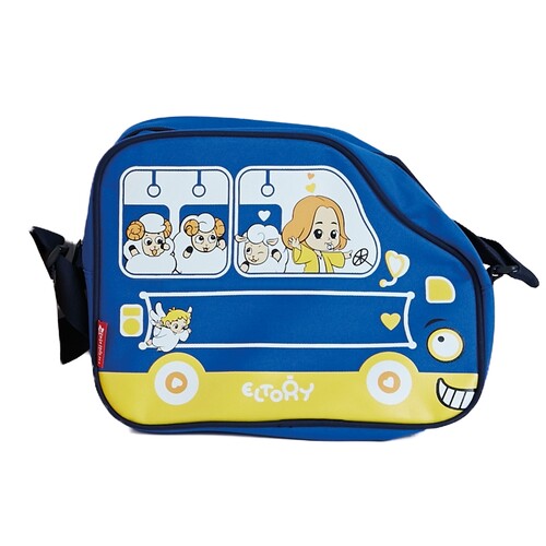 유아 유치부 어린이 크로스 가방 8116-New(버스가방-코발트)