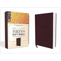 NRSVue: Gift Bible, Leathersoft, Burgundy, Comfort Print