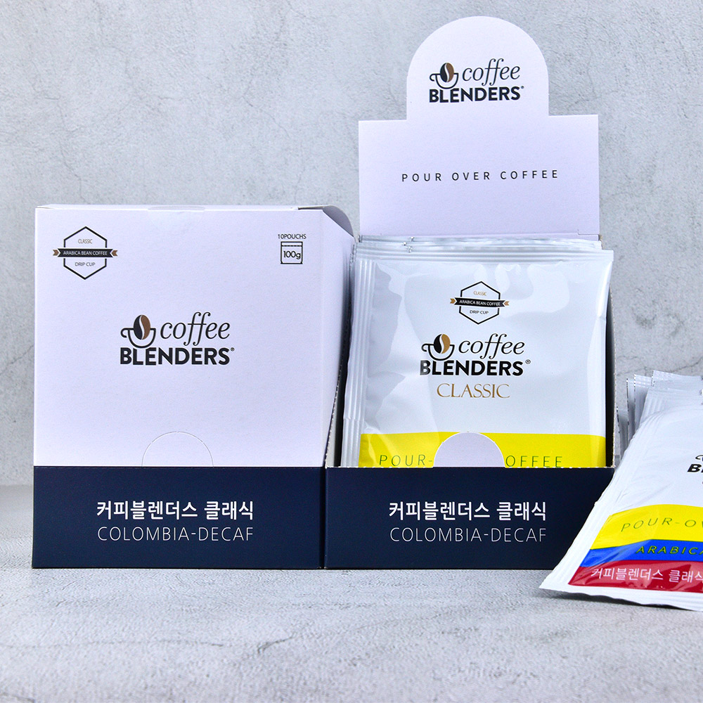 커피블렌더스 드립백커피 클래식 디카페인 10파우치 | 갓피플몰 커피블렌더스 드립백커피 클래식 디카페인 10파우치 [갓피플몰]