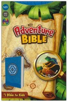NIV: Adventure Bible, Leathersoft, Blue, Full Color (Imitation Leather)