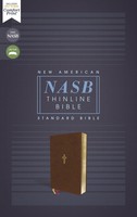 NASB: Thinline Bible, Red Letter, 1995 Text, Comfort Print (Brown, Leathersoft)