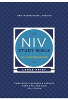 NIV: Study Bible, Fully Rev. Ed., Large Print, Hardcover, Red Letter, Comfort Print