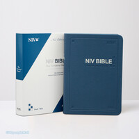 아가페 영문 NIV BIBLE 특소 단본 (색인/PU소재/무지퍼/네이비)