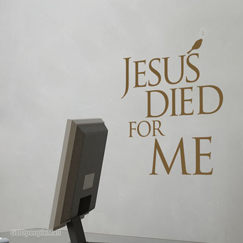 ( ƼĿ)jesus died for me