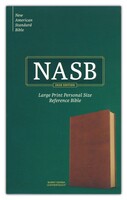 NASB: Large Print Personal Size Reference Bible, Burnt Sienna LeatherTouch (Imitation Leather)