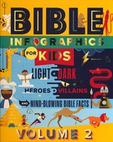 Bible Infographics for Kids Vol. 2: Light and Dark, Heroes and Villains, and Mind-Blowing Bible Facts