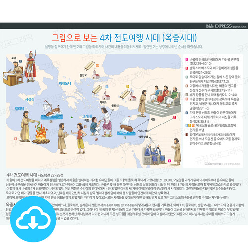 성경 인포그래픽 61 그림으로 보는 옥중시대 by 규장굿즈 / 이메일발송(파일)