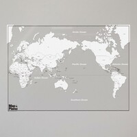 맵플래너 세계지도 (투명)