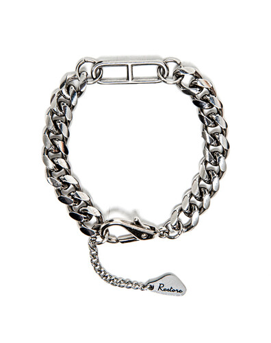 Silver Pair Drop Bracelet