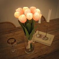 글램 핑크 튤립 부케 LED 무드등 - glam pink tulip bouquet LED