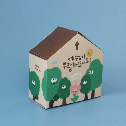 부활절 포장박스 03. Love tree (10매)