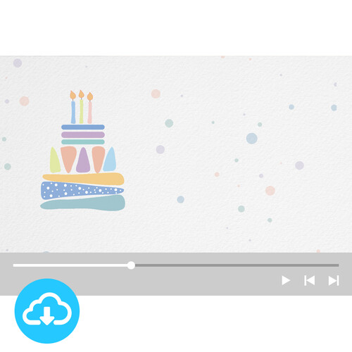예배용 영상클립 11 생일축하 by 그린공방 / 다운로드(파일)