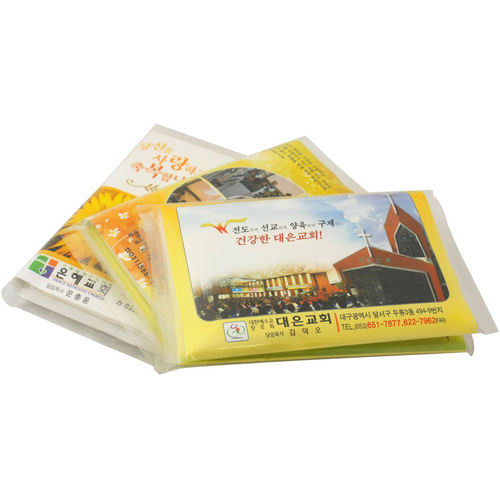 전도 종이투명칼라 지갑티슈 (10조)
