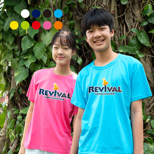 2025 교회티셔츠 횃불 REVIVAL 예장통합 여름성경학교 단체티 성인용 702506