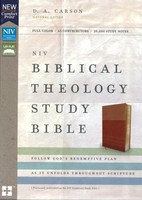 NIV: Biblical Theology Study Bible, Comfort Print (Bonded Leather, Tan/Brown) (Previously published as NIV Zondervan Study Bible)