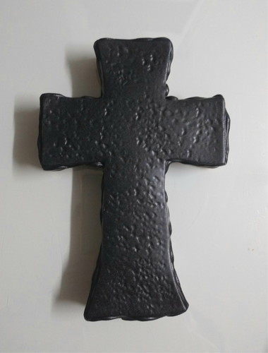 (벽걸이용) 도자기 기본형1 십자가 - 5색(블랙/화이트/딥블루/그린/코발트)