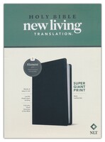NLT: Super Giant Print Bible, Filament Enabled Edition (LeatherLike, Black, Red Letter)