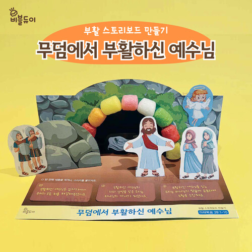 부활주일 무덤에서 부활하신 예수님 스토리보드 만들기 (학생용/교사용)