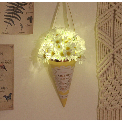 해피 해피 데이지콘 LED 무드등 - Happy Happy daisy cone LED lights